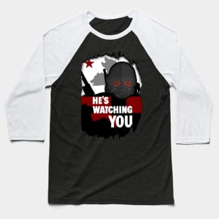 NCR He's Watching You Premium Baseball T-Shirt